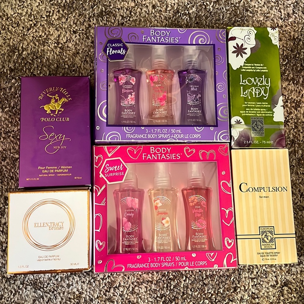 Different perfumes